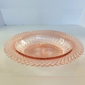 Anchor Hocking Miss America Pink Depression Glass Oval Celery Tray Serving Dish